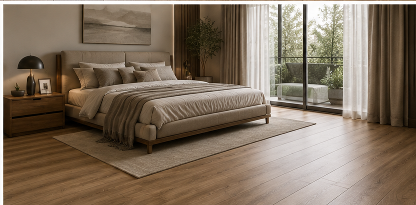 Laminate flooring for modern living room