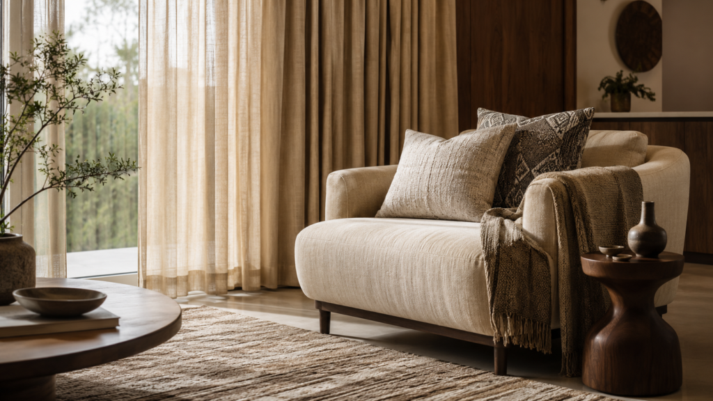 Curated furnishings for elegant home interiors