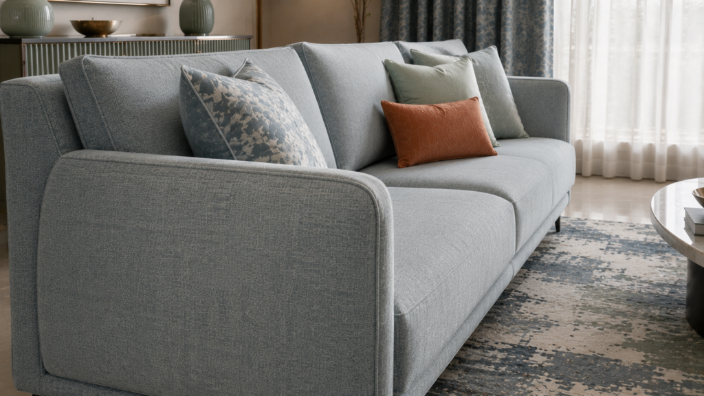 Different sofa upholstery fabrics for home interiors